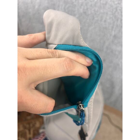 Patagonia Atom 8L Sling Bag Gray Teal Crossbody Outdoor Travel Pack - Picture 7 of 10
